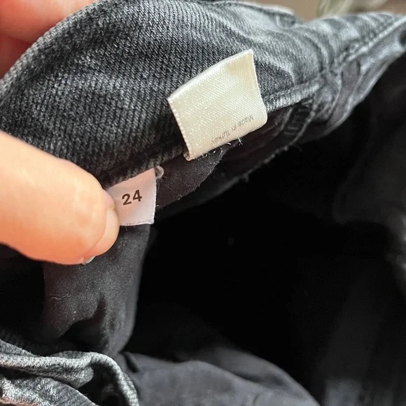 Reformation Gray Wide Leg, High Rise Jeans Size 24 A31 - Picture 11 of 12